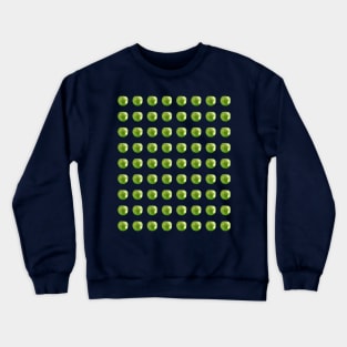 Green apple patern Crewneck Sweatshirt